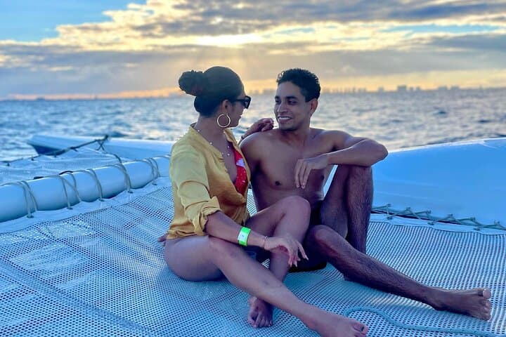 Private Catamaran Party to Isla Mujeres — Snorkel, Beach Club & Open Bar photo 5
