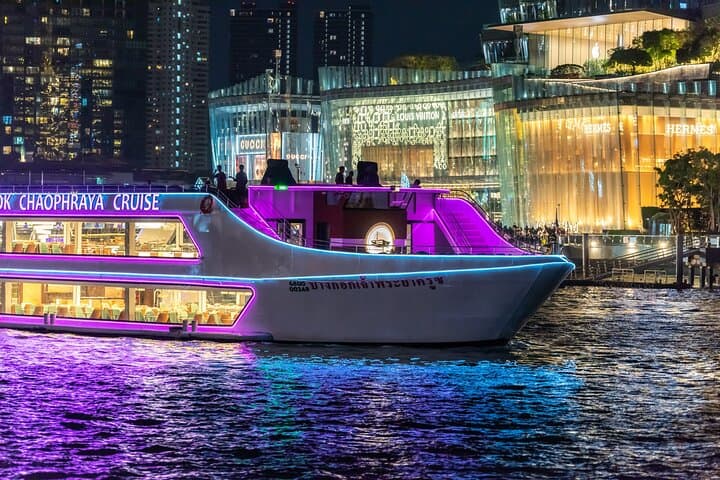 Bangkok Chao Phraya Luxury Dinner Cruise — 5-Star Night Buffet & Rooftop Views photo 2