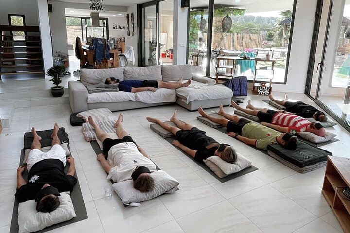Private Sound Bath in Ibiza: Singing Bowls, Cacao & Villa Relaxation photo 3