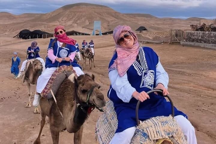Sunset Camel Ride in Marrakech's Palmeraie Oasis