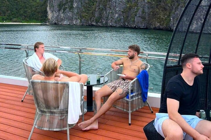 D'Charme Luxury Day Cruise: Lan Ha to Lan Ha Bay Day Trip from Cat Ba photo 3