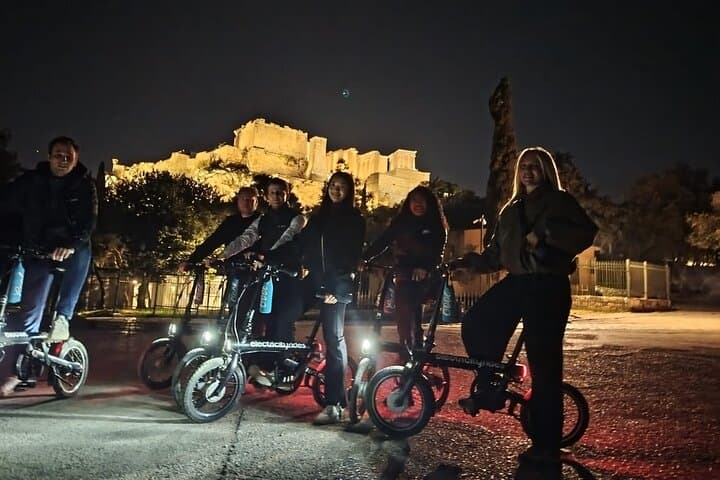 Athens After Dark: E-Bike Night Ride Through the City Lights photo 2