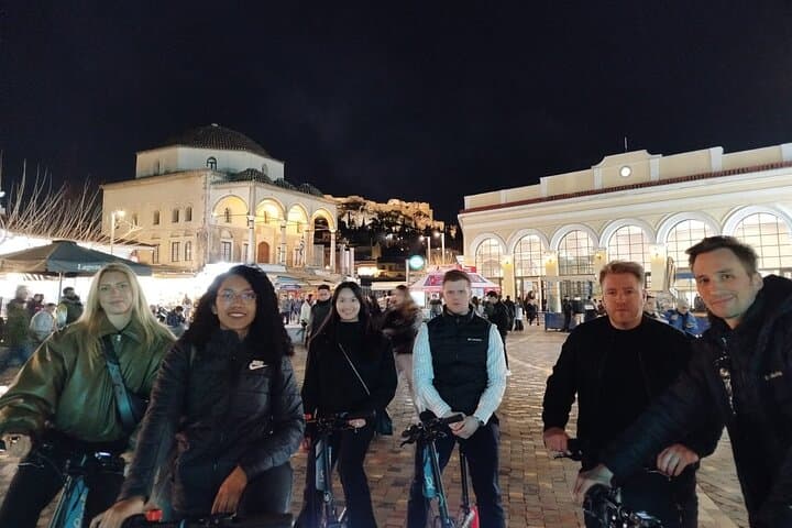 Athens After Dark: E-Bike Night Ride Through the City Lights photo 3
