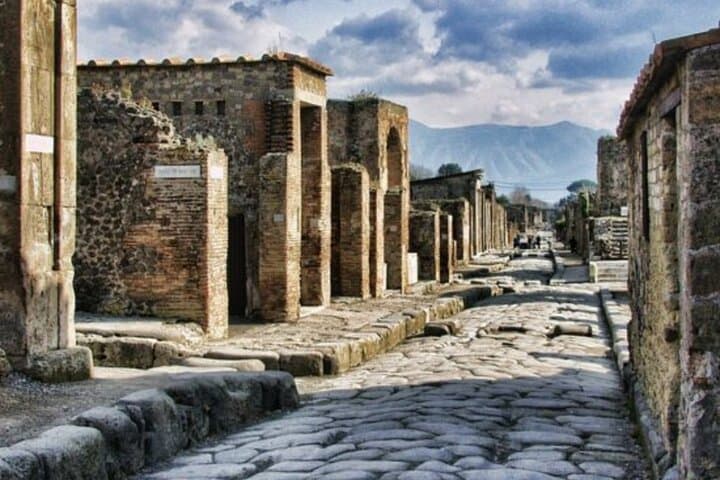 Private Pompeii Guided Tour from Rome with Lunch & Luxury Transfer
