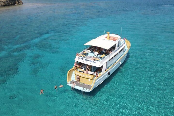 Blue Lagoon Boat Trip from Latchi — Swim, Caves & Baths of Aphrodite photo 3