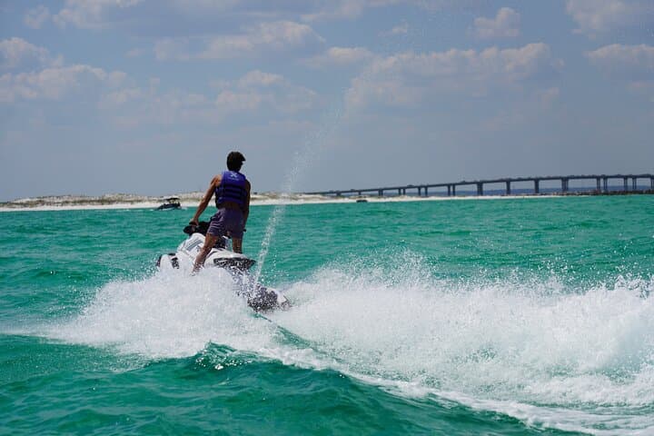 Destin Jet Ski Dolphin Tour: 2-Passenger Guided Ride from Gilligan’s Watersports photo 2