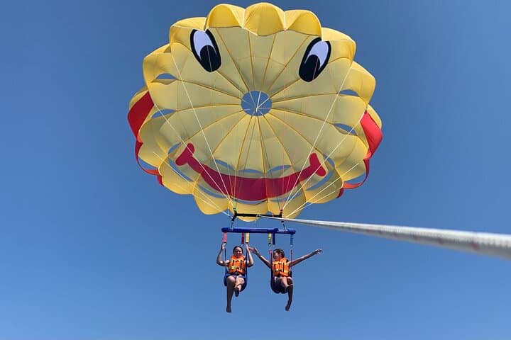 Soaring Over the Med: Parasailing in Barcelona from Port Olímpic photo 5