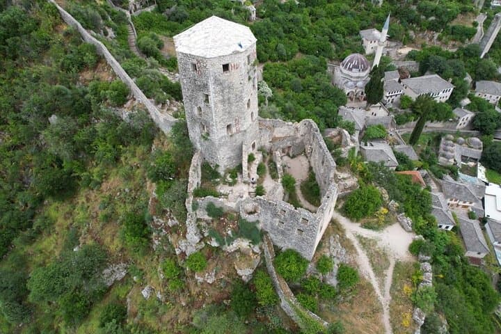 Mostar Day Trip: Kravice Falls, Blagaj Tekke, Fortica Skywalk & Počitelj Fortress photo 3
