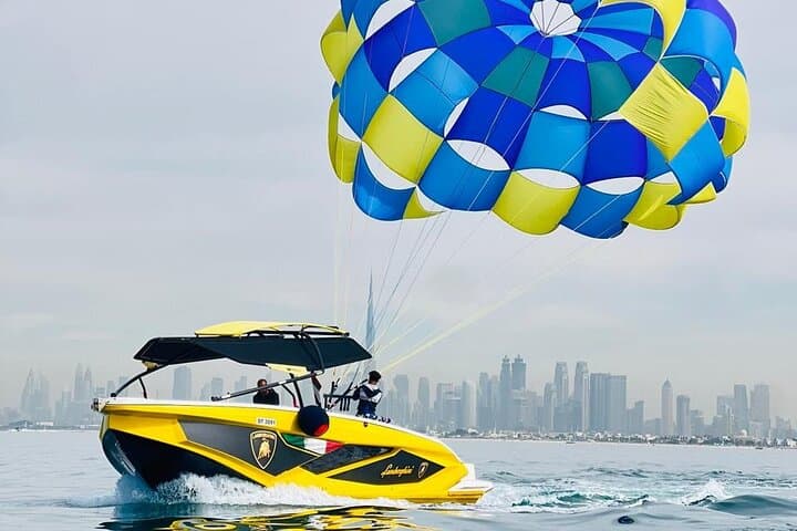 Soar Over Burj Al Arab: Parasailing the Dubai Coastline photo 5