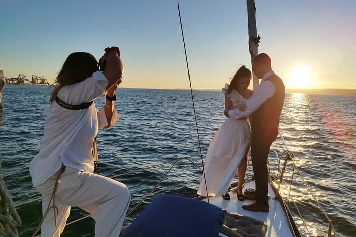Private Sunset Sailing on the Tagus: Romantic Lisbon Boat Tour for Two photo 2