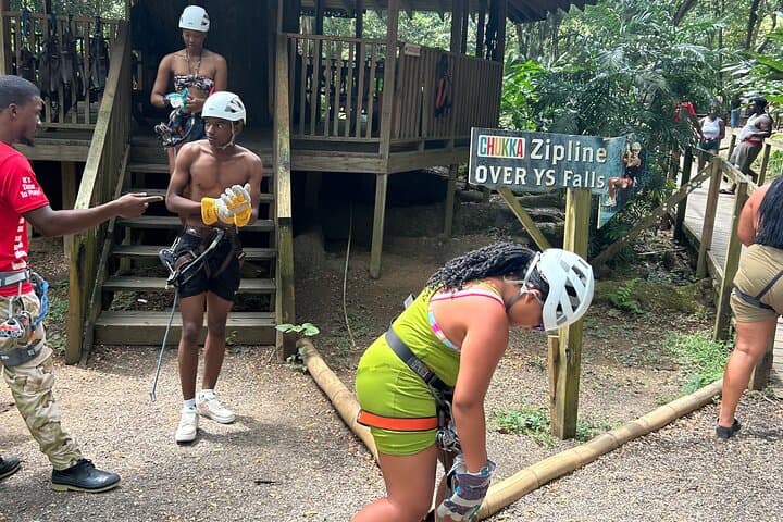 YS Falls and Pelican Bar Full-Day: Waterfalls, Zipline & Jitney Ride from Montego Bay photo 5