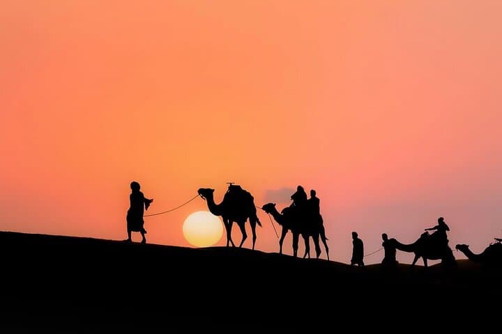 Agafay Desert Sunset: Camel Ride, Quad Biking & Dinner Show from Marrakech
