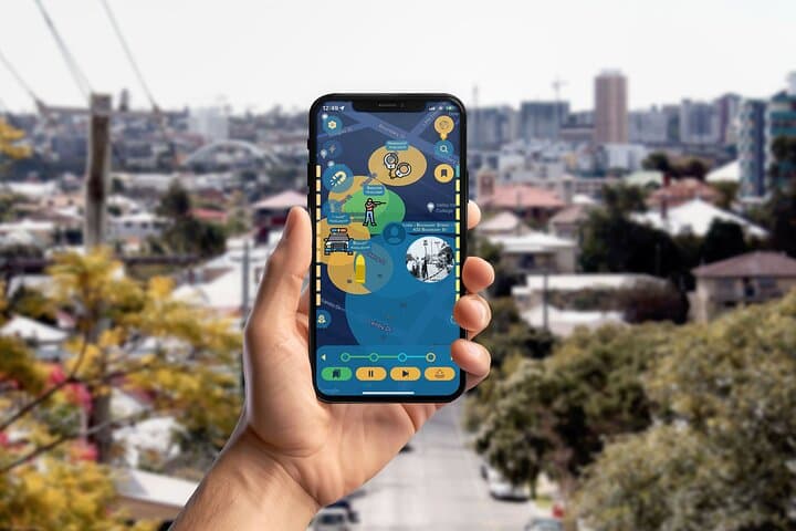 Mayhem in Brisbane: GPS Self-Guided Dark History Walking Game