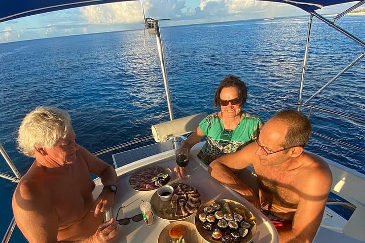 Private Catamaran to Sainte Anne Marine Park with Moyenne Island Creole BBQ photo 2