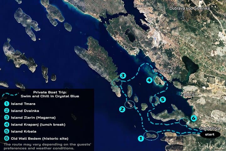 Private Boat Trip in Sibenik Archipelago: Swim, Snorkel & Explore Hidden Islands photo 2