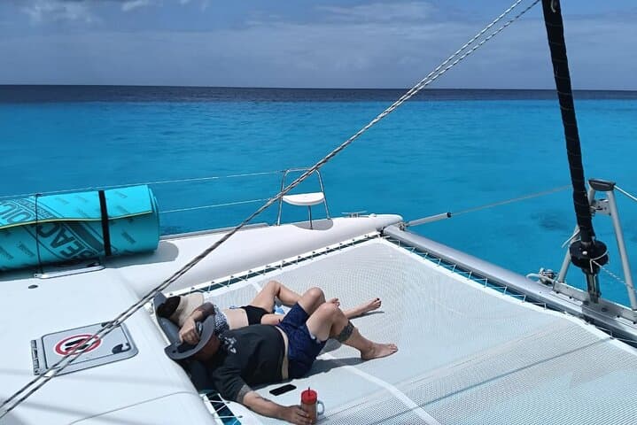 Cozumel El Cielo Catamaran Charter — Snorkel Reefs, Sandbar & Open Bar photo 3