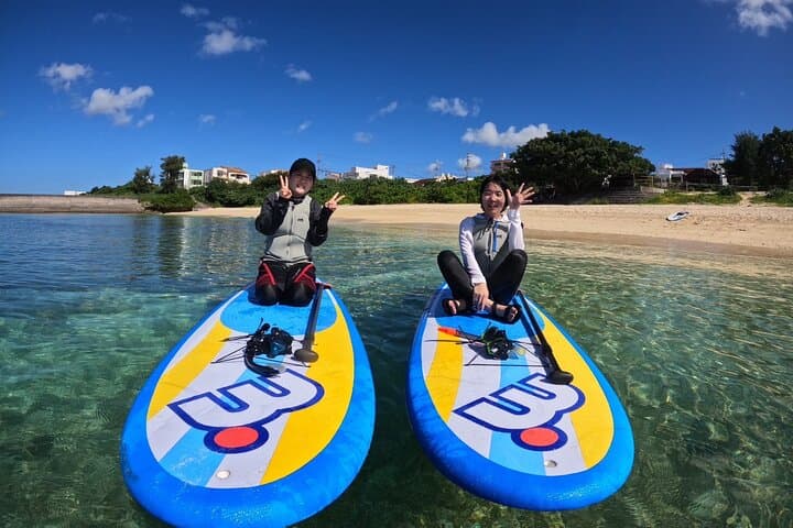 Okinawa West Coast 3-Hour Paddle-boarding: SUP Tour from Sobe Beach