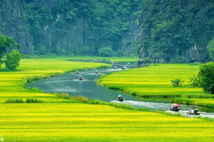 Tam Coc & Hoa Lu Day Trip from Hanoi: Boat Ride, Ancient Temples & Village Cycling