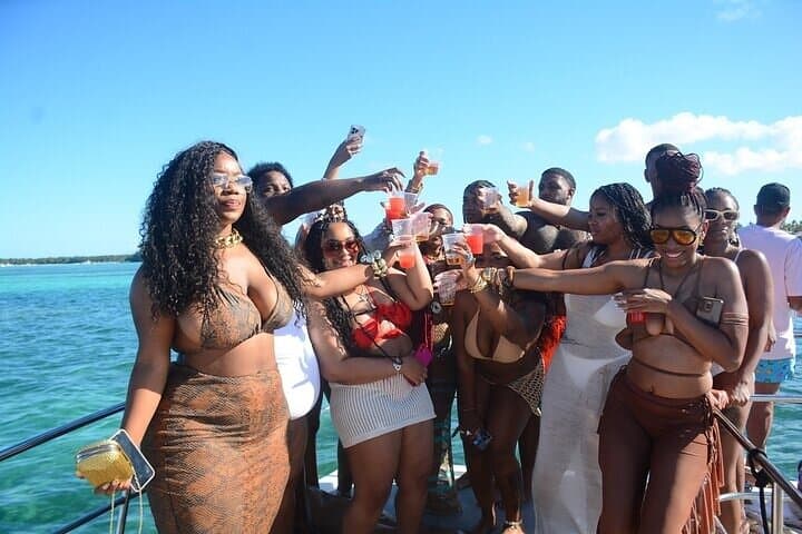 Hip-Hop Party Boat in Punta Cana: Open Bar, Snorkel & Natural Pool Cruise photo 1
