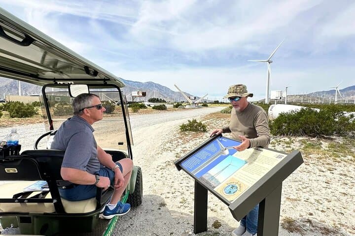 Palm Springs Windmill Tour: Guided Golf Cart Visit to the San Gorgonio Wind Farm photo 2
