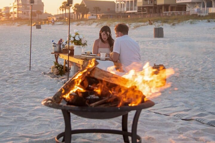 Private Beach Bonfires in Panama City Beach — Sunset Fire Pit Rentals & Group Events photo 4