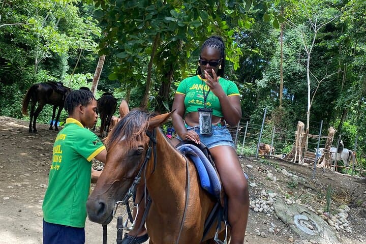 Ocho Rios Horseback Ride, Dunn's River Falls & Blue Hole Adventure photo 3