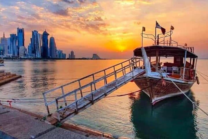 Moonlight on the Gulf: Doha Dhow Cruise Under the Stars