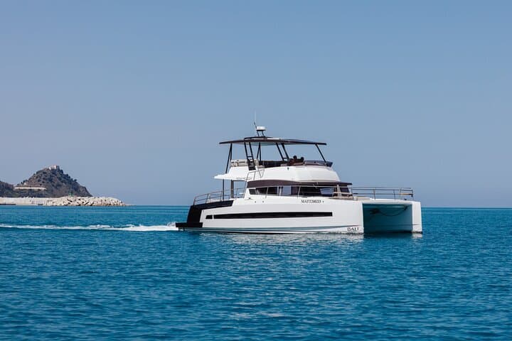Favignana Catamaran Day Tour: Snorkel, Swim & Lunch in the Egadi Islands photo 1