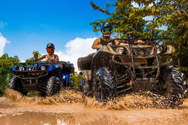 ATV, Ziplines & Cenote: Extreme Adventure Eco Park on Ruta de los Cenotes