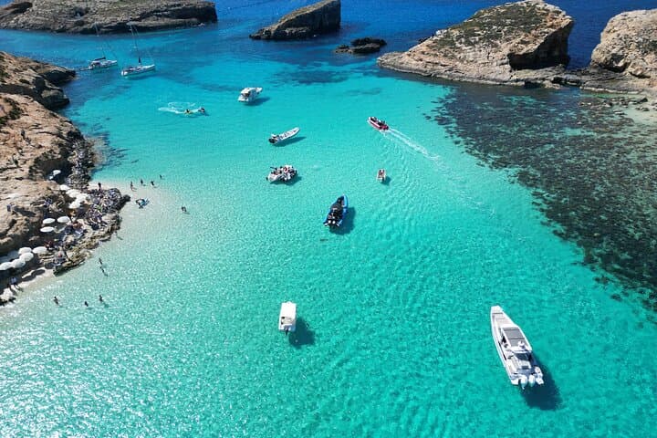 Blue Lagoon Semi-Private Boat Tour from Valletta: Comino & Gozo Highlights