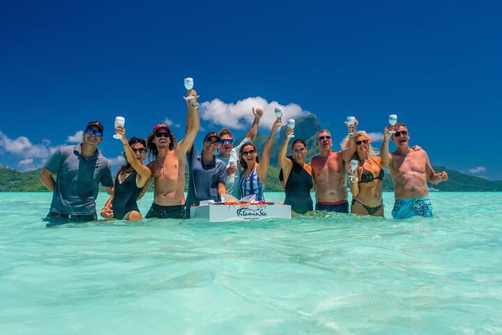 Luxury Catamaran Bora Bora: Lagoon Sailing, Snorkeling & Floating Bar Experience photo 3