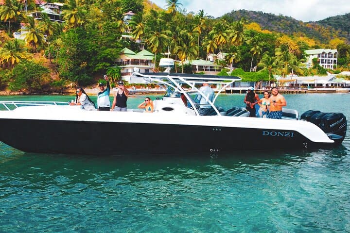 Timeless Private Luxury Speedboat Charter — St. Lucia Coastal Day Cruise photo 6
