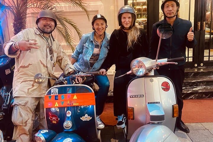 Hanoi Motorbike Tour with Female Riders — Vespa Night, Food & Train Street photo 5