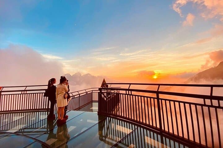 Walk the Dragon Cloud Glass Bridge and Silver Waterfall: Sapa Half-Day Adventure
