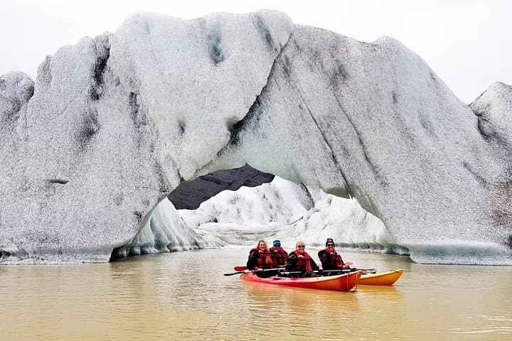 Heinaberg Lagoon Glacier Kayak Adventure in Vatnajökull National Park photo 4