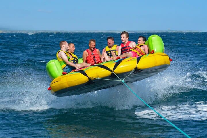 Crazy Sofa Ride in St. George's Bay: 10-Minute High-Speed Inflatable Boat Adventure