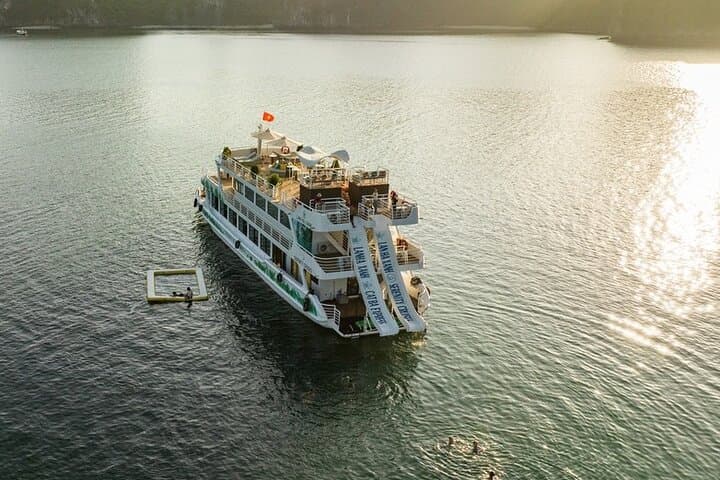 Lan Ha Bay Day Cruise from Cat Ba: Kayaking, Swimming & Sunset Celebration