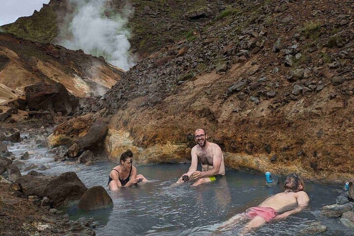 Hengill Day Trek & Lost Hot Spring: Private Orienteering Hike from Reykjavik