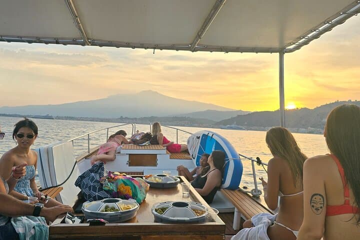 Taormina Sunset Aperitif: Evening Boat Cruise to Isola Bella with Snorkel & Prosecco photo 4