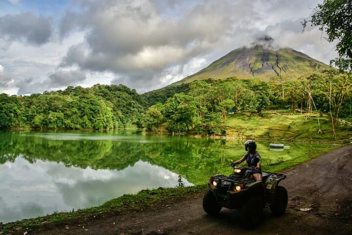 Arenal Volcano Lava Flows ATV Tour with Hot Springs — La Fortuna ATV Adventure