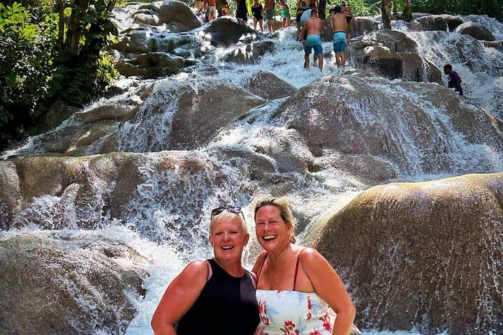 Dunn's River Secret Falls: Horseback Ride and Bamboo Raft Combo from Ocho Rios