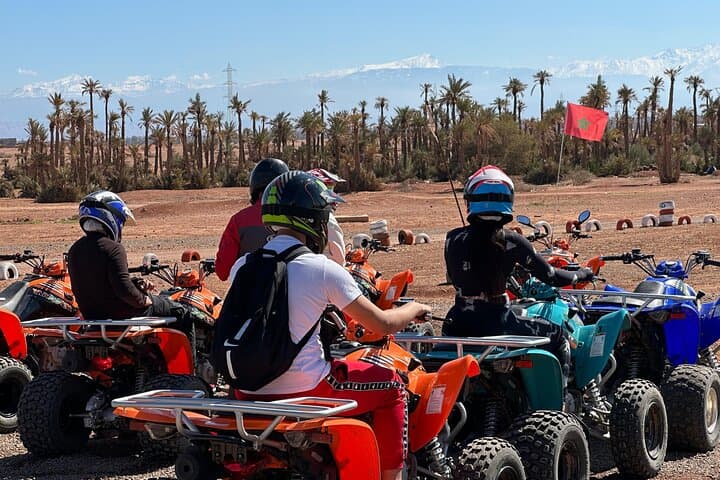 Quad Adventure in Marrakech Palmeraie: Three-Hour Desert Ride with Tea Stop & Palm Photo