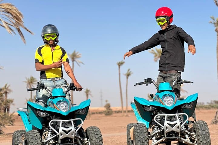 Quad Adventure in Marrakech Palmeraie: Three-Hour Desert Ride with Tea Stop & Palm Photo photo 5