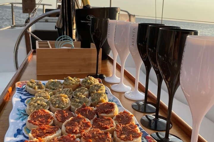 Sunset Aperitif Sail in Alghero — Prosecco, Fish Bites & Coastal Views photo 3