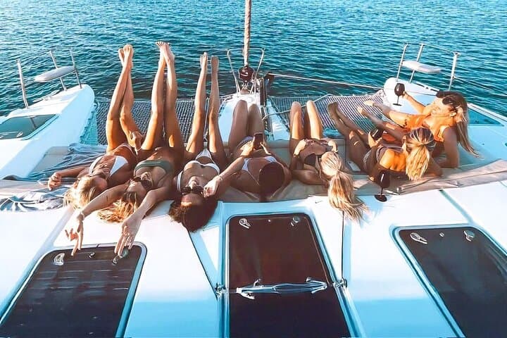 Athens Catamaran Half-Day Semi-Private Cruise on the Riviera