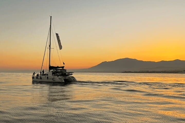 Sunset Catamaran Cruise in Marbella: Drinks, Swim & Sea Views