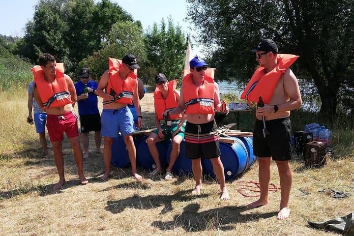 Raft-Building Adventure on the Main: Teamwork, Racing & Nature Near Würzburg photo 4