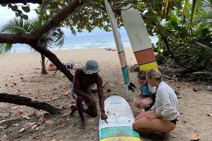 Puerto Viejo Rancho Tarzan Surf Lesson — 2‑Hour Caribbean Surf Experience