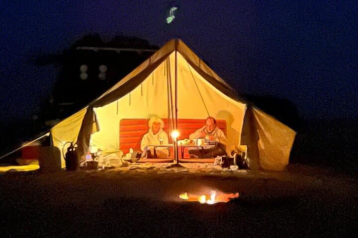 White Desert & Bahariya Oasis: 2-Day Black and White Desert Camping Adventure from Cairo