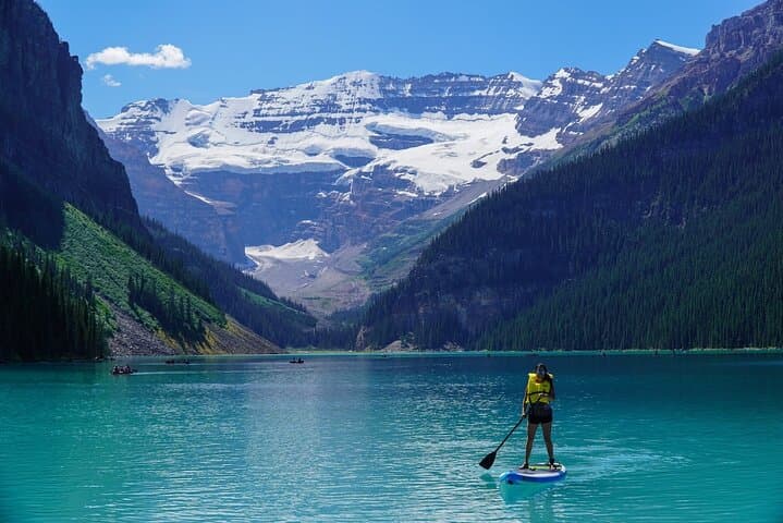 Banff Day Tour: Lake Louise, Moraine Lake & Johnston Canyon — Minnewanka and Banff Town